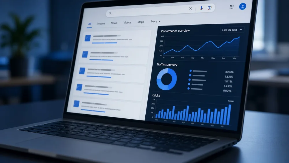 SEO services Delhi NCR organic search rankings dashboard Gnext